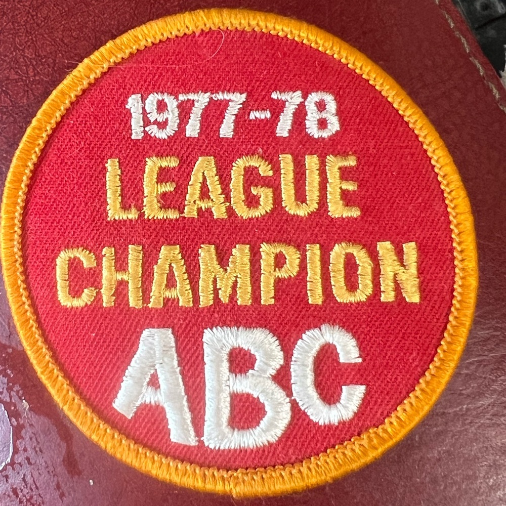 1977-78 ABC Bowling League Champion Embroidered Patch